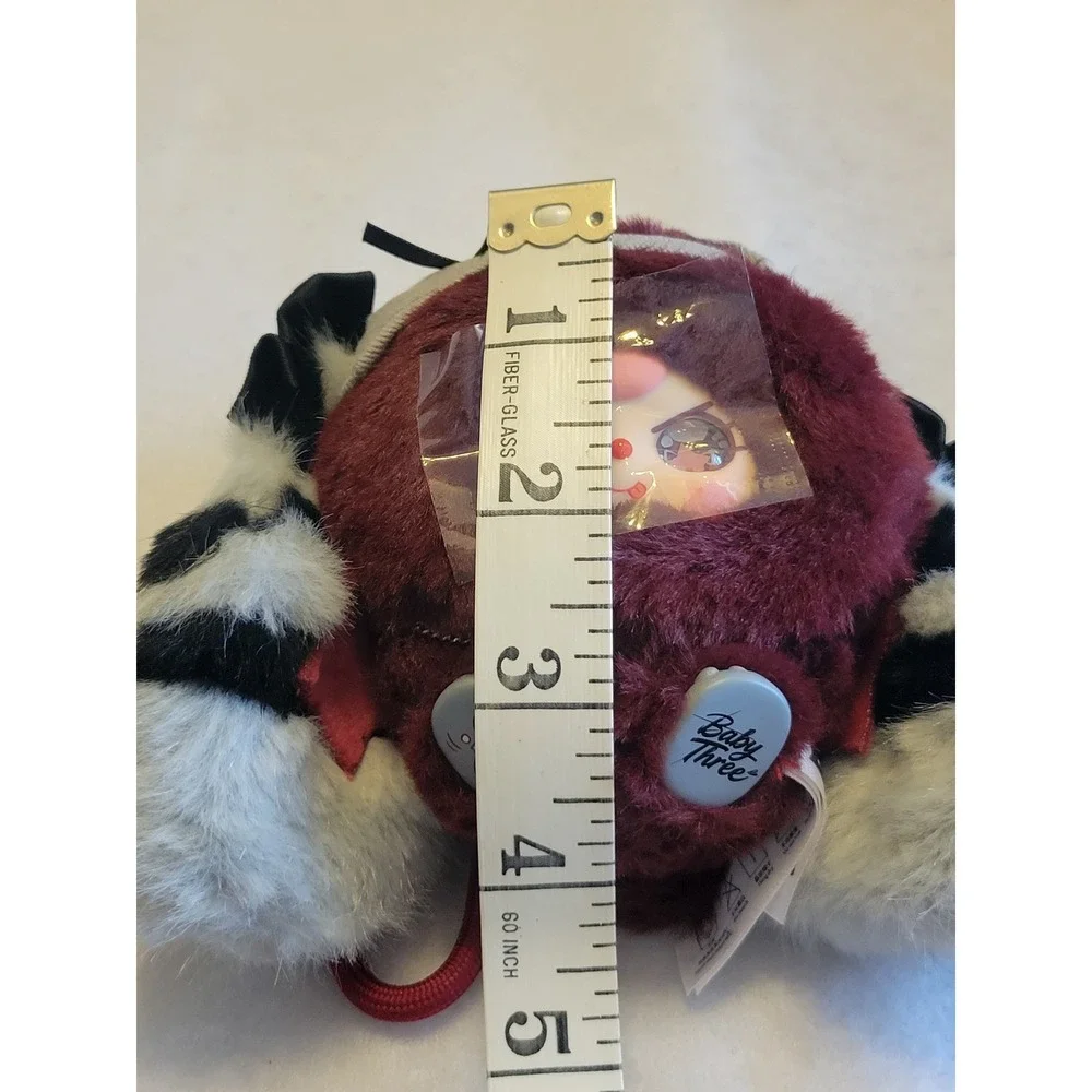 New BB3 Rebel Project Rad Rip Blind Box Confirmed Burgundy Red Plush Raccoon ear